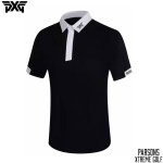 PXG 골프 4종 남성 투톤 기능성 반팔 카라 티셔츠